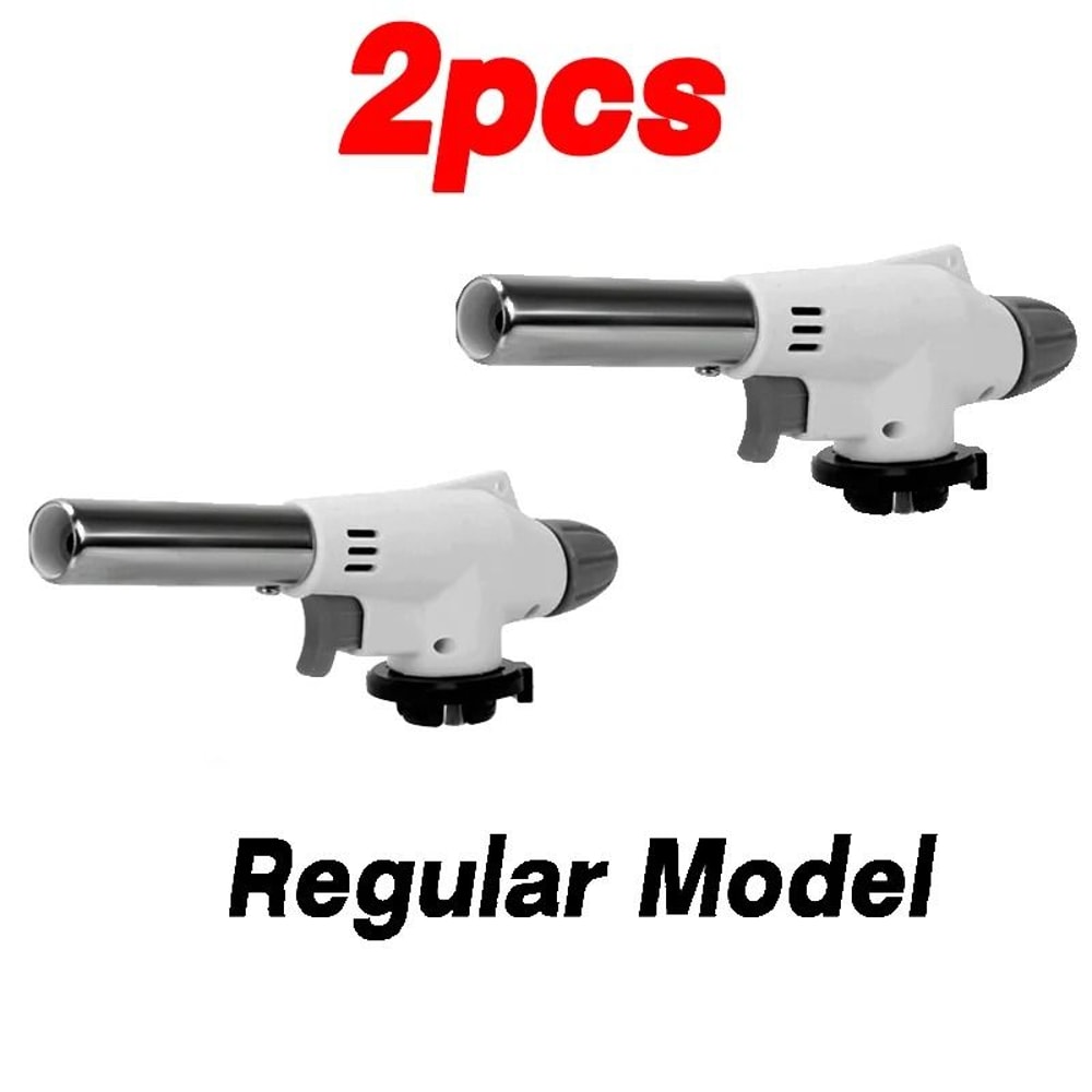 Adjustable Butane Torch Lighter BBQ Flame Gun For Cooking And Camping 2