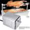 Electric BBQ Rotisserie Kit Stainless Steel Spit Roaster Motor For Outdoor Grilling 1