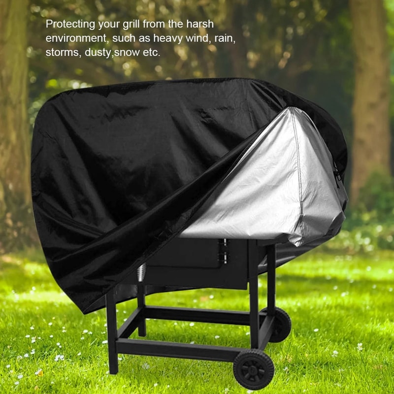 Waterproof BBQ Grill Cover UV Resistant Outdoor Barbecue Protector For Garden 5