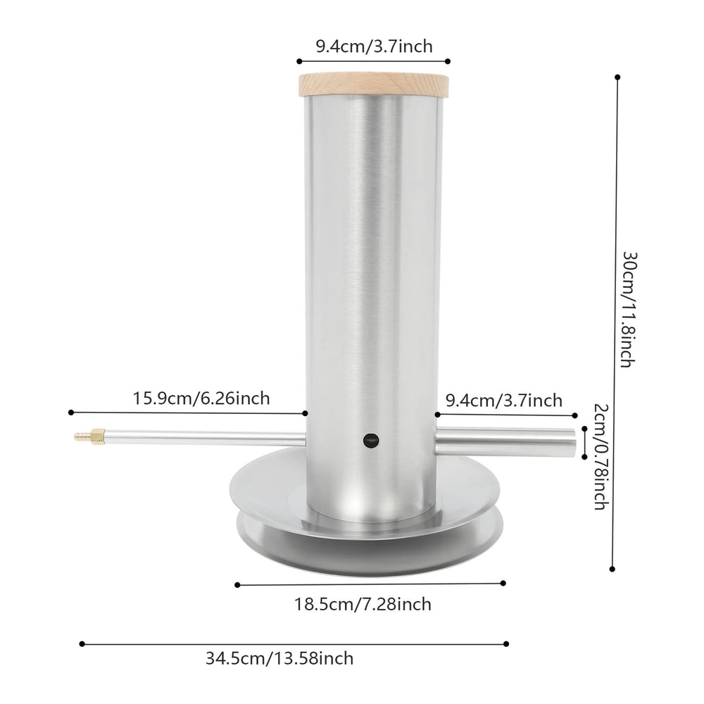 Electric Cold Smoke Generator BBQ Smoker Portable Stainless Steel Smoking Tool 1