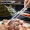 Stainless Steel Kitchen Tweezers Set 12 Inch Precision Cooking And Chef Plating Tongs 2 Pieces 4