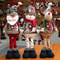 Large Christmas Plush Decorations Santa Claus Snowman Elk Holiday Plush Doll Ornaments 7