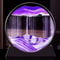 3D Moving Sand Art Picture Round Glass Flowing Sandscape Frame Desk Home Decor 6