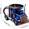 Semi Truck Coffee Mug Handcrafted Novelty Truck Coffee Cup Unique Vehicle Shaped Mug 5