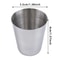 Stainless Steel Travel Cups Set Portable Shot Glasses With Case Outdoor Drinkware Kit 2