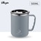 Stainless Steel Water Bottle Insulated Coffee Mug Double Wall Thermal Cup With Handle And Lid 3