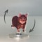 Rotating Cat Desk Decor Cute Kitten Acrylic Stand Kawaii Cat Ornament 360 Display 5