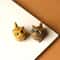 Sandalwood Wooden Cat Figurine Kawaii Hand Carved Cute Animal Desk Decor 0