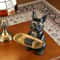 Bulldog Tray Statue Dog Storage Organizer Decorative Home Accent 7
