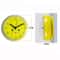 Waterproof Suction Clock Mini Bathroom Wall Clock Anti Fog Shower Timer 7