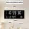 Large Digital Wall Clock LED Display With Alarm Calendar Temperature 7