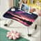 Folding Laptop Bed Desk Portable Wooden Table With Cup Holder 1