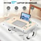 Folding Laptop Bed Desk Portable Wooden Table With Cup Holder 9