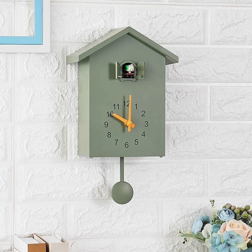 Modern Cuckoo Wall Clock Bird Design Decorative Quartz Home Clock 3