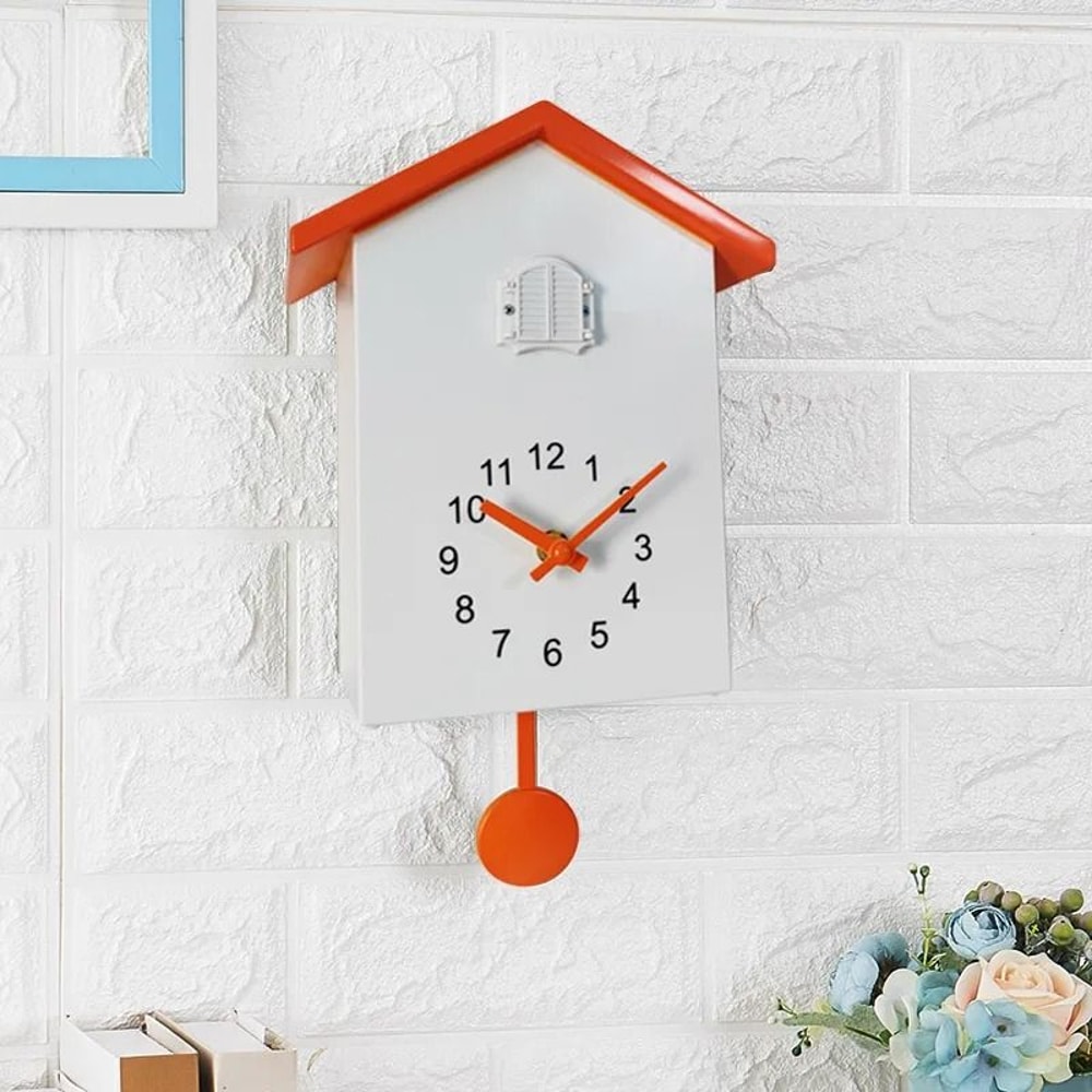 Modern Cuckoo Wall Clock Bird Design Decorative Quartz Home Clock 5