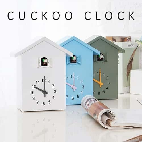 Modern Cuckoo Wall Clock Bird Design Decorative Quartz Home Clock