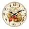 Vintage Wooden Wall Clock Rustic Kitchen Decor Silent Quartz Design 6