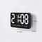 Voice Control Digital Wall Clock Large LED Display With Temperature And Dual Alarm 10