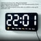 Voice Control Digital Wall Clock Large LED Display With Temperature And Dual Alarm 11