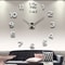3D Wall Clock Sticker Large Acrylic Mirror DIY Modern Wall Decor 8