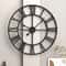 Large Metal Wall Clock 60cm Roman Numeral Silent Retro Decor 1