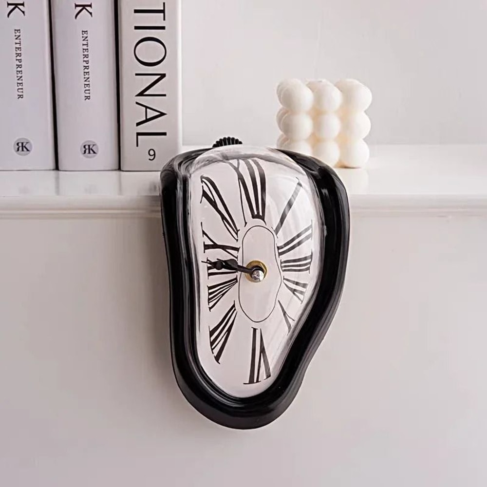 Melting Wall Clock Surreal Dali Style Distorted Decorative Wall Art 3