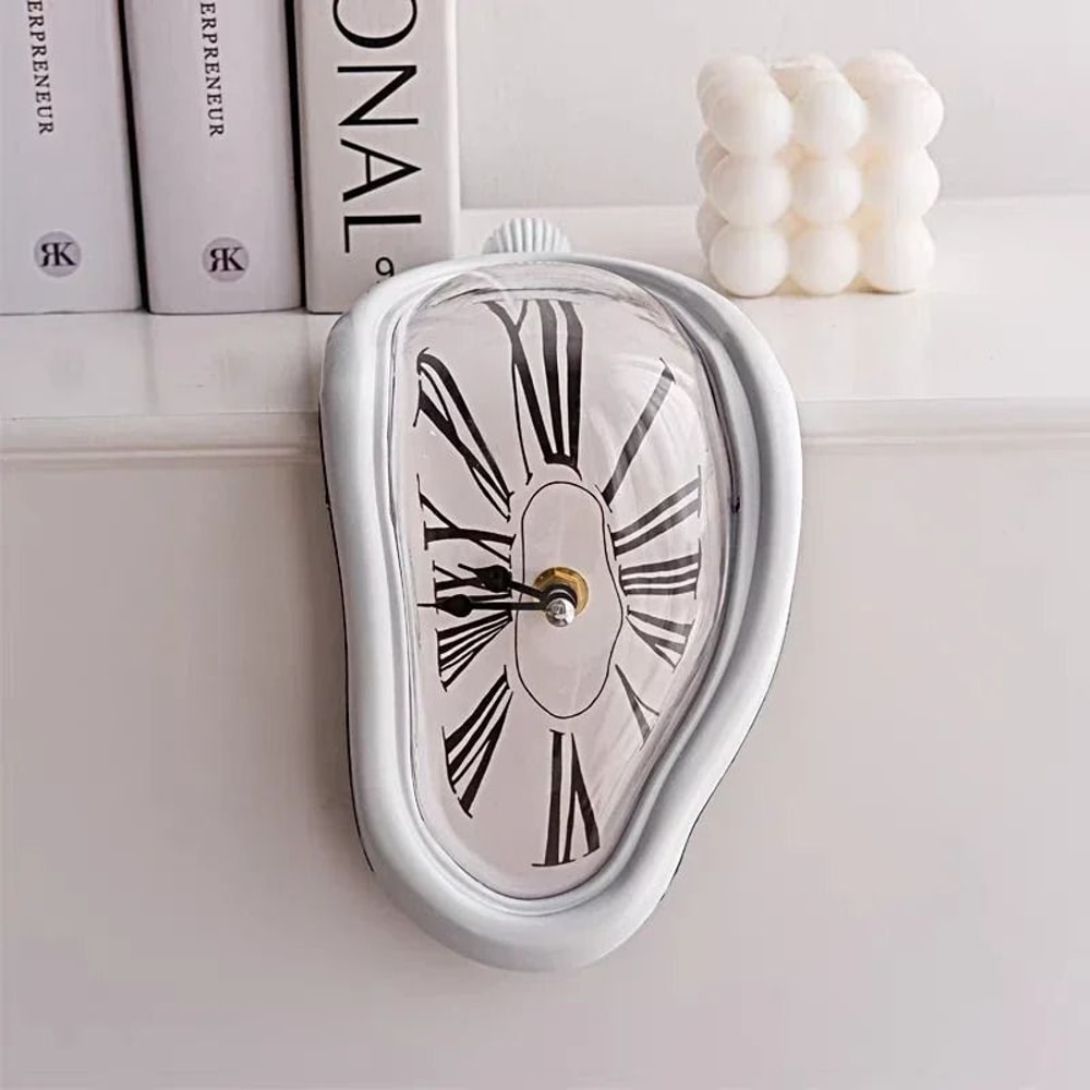 Melting Wall Clock Surreal Dali Style Distorted Decorative Wall Art 7