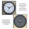 Modern Silent Non Ticking Wall Clock Minimalist Simple Home Decor 3