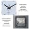 Modern Silent Non Ticking Wall Clock Minimalist Simple Home Decor 4