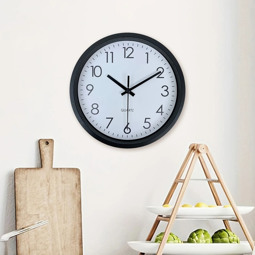 Modern Silent Non Ticking Wall Clock Minimalist Simple Home Decor 5