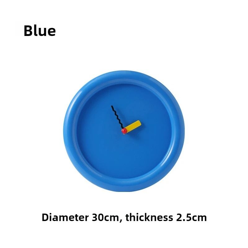 Cream Style Wall Clock With Stand Silent Minimalist Desktop And Wall Decor 4