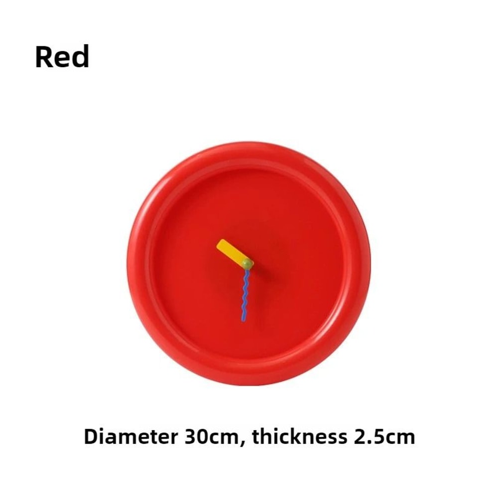 Cream Style Wall Clock With Stand Silent Minimalist Desktop And Wall Decor 3