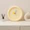 Cream Style Wall Clock With Stand Silent Minimalist Desktop And Wall Decor 8