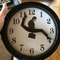 Funny Silly Walk Wall Clock Creative Silent Novelty Home Decor 3