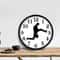 Funny Silly Walk Wall Clock Creative Silent Novelty Home Decor 4