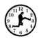 Funny Silly Walk Wall Clock Creative Silent Novelty Home Decor 6