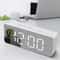 Mirror LED Alarm Clock Digital Display With Temperature And Smart Night Light 0