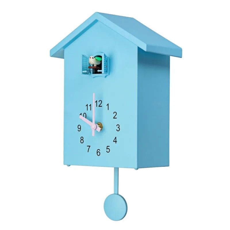 Modern Cuckoo Wall Clock With Silent Pendulum And 24 Hour Display 2