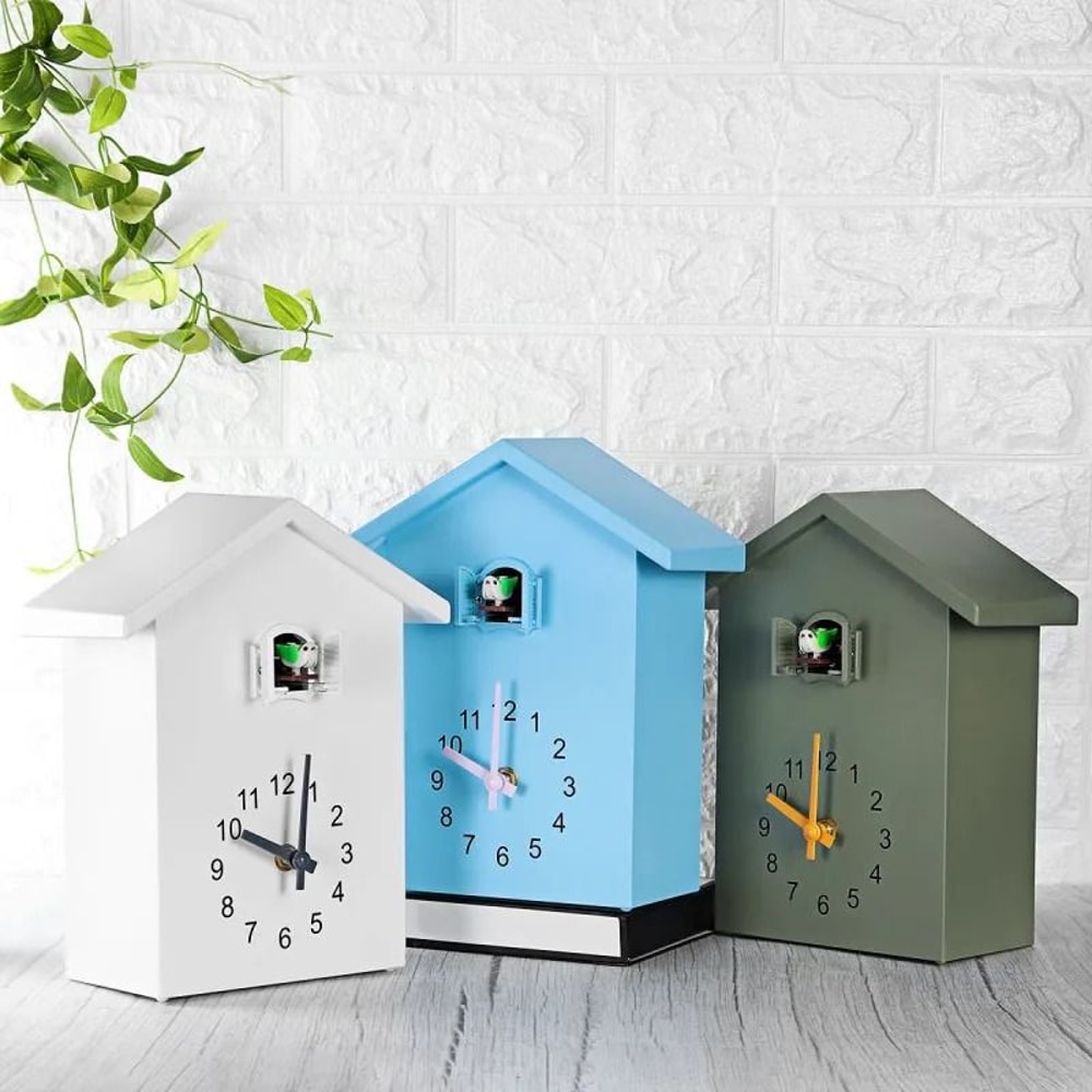 Modern Cuckoo Wall Clock With Silent Pendulum And 24 Hour Display 5