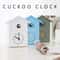 Modern Cuckoo Wall Clock With Silent Pendulum And 24 Hour Display 0