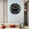 Modern Minimalist Metal Wall Clock With Luminous Silent Quartz Design 6
