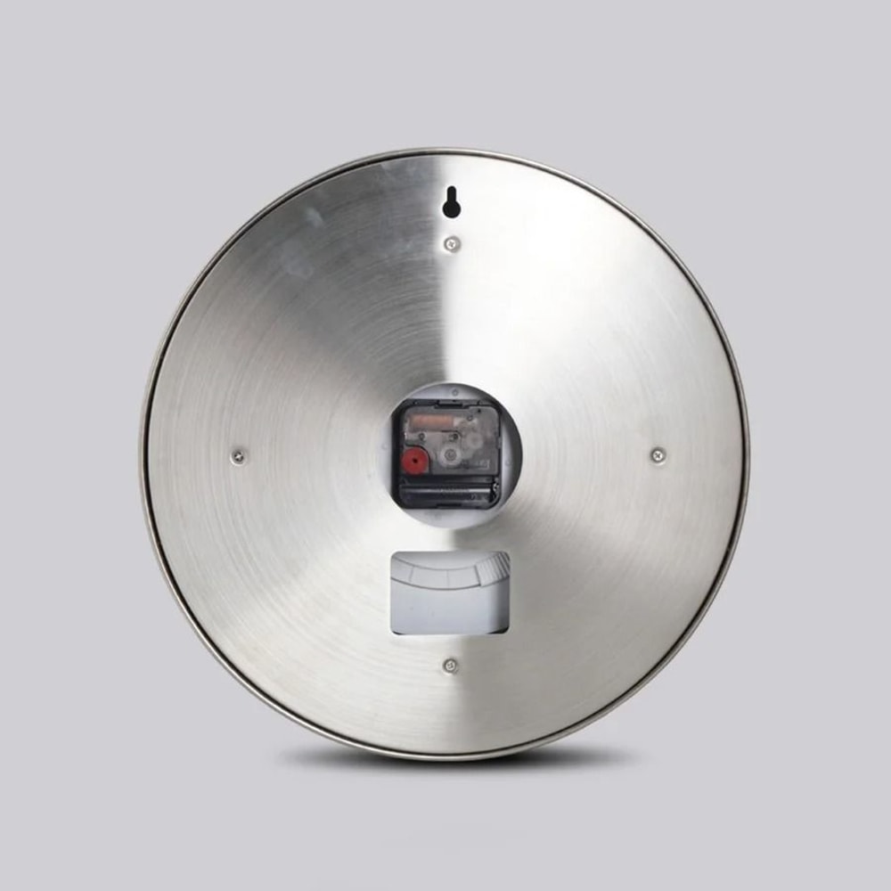 Modern Minimalist Metal Wall Clock With Luminous Silent Quartz Design 9