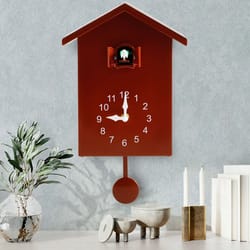 creative cuckoo wall clock with bird sound and silent movement