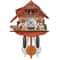 Wooden Cuckoo Wall Clock With Bird Alarm And Silent Quartz Movement 9