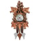 Wooden Cuckoo Wall Clock With Bird Alarm And Silent Quartz Movement 2