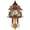 Wooden Cuckoo Wall Clock With Bird Alarm And Silent Quartz Movement 3