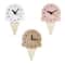 Cute Ice Cream Wall Clock Wooden Decorative Clock For Kids Room And Home 8