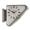 Modern Double Sided Wall Clock Minimalist Silent Triangle Design 0