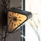 Modern Double Sided Wall Clock Minimalist Silent Triangle Design 7