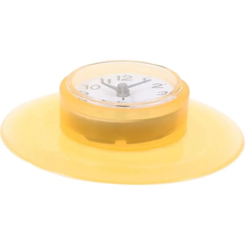 Waterproof Bathroom Clock With Suction Cup Anti Fog Shower Design 9
